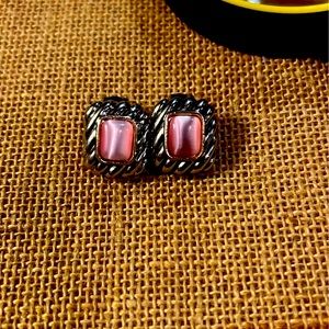 Fashion inspired natural stone clips ons